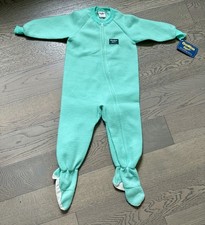 Osh Kosh B'Gosh VINTAGE Footed Pajama Sleeper Zip up Fleece Baby Size 3T