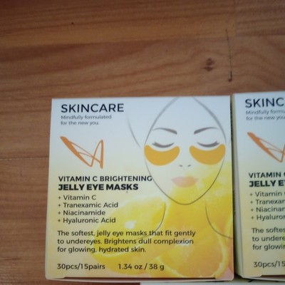 New Skincare Vitamin C Brightening Jelly Eye Maskp 30 Count