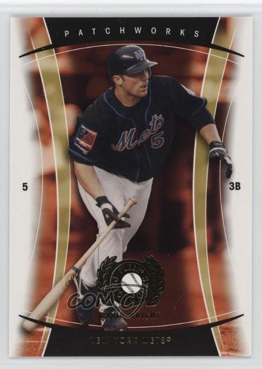 2005 Fleer Patchworks Gold 42/99 David Wright #77 qw7
