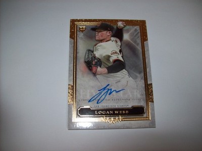 2020 Topps Five Star Rookie Gold Foil SP Auto Logan Webb SP Free Ship & Tracked