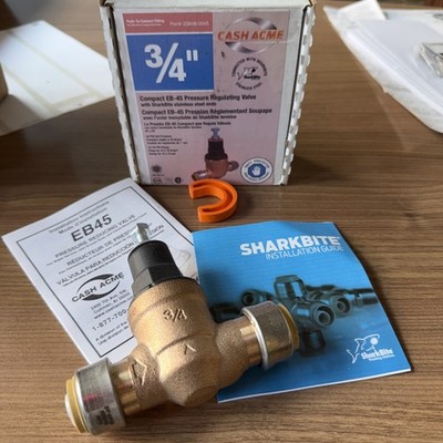 Cash Acme Shark Bite 3/4'' EB-45 23808-0045 Pressure Regulating Valve