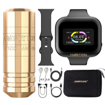 Rotary Tattoo Machine Pen Kit Armband Akku Wireless Stromversorgung 4-4,5-5,0 mm