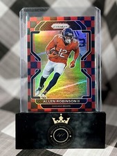 2021 Panini Prizm Red & Black Checkerboard Allen Robinson II #156 Bears + Bonus!