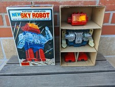 NEW OLD STOCK MINT NEW SKY ROBOT TIN BLECH JAPAN BY SH HORIKAWA