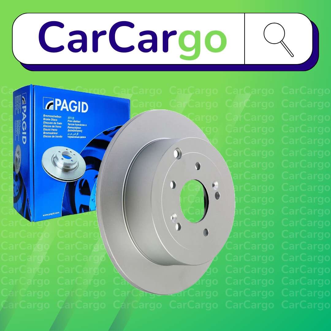Pagid Solid Rear Brake Discs Hyundai Santa Fe 2.2 CRDi GLS 4x4 2006-2009 302 mm