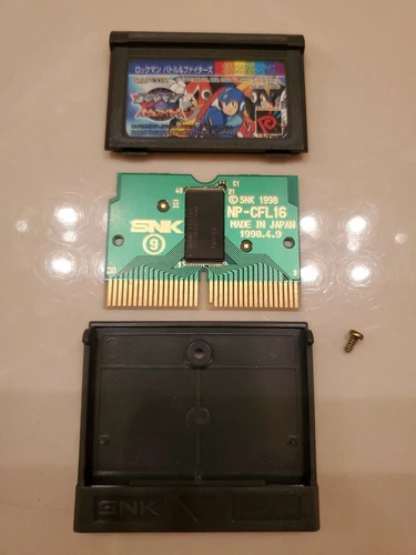 ROCKMAN BATTLE AND FIGHTERS NEO GEO POCKET COLOR NGPC SNK JAPAN MEGA MAN NEOGEO