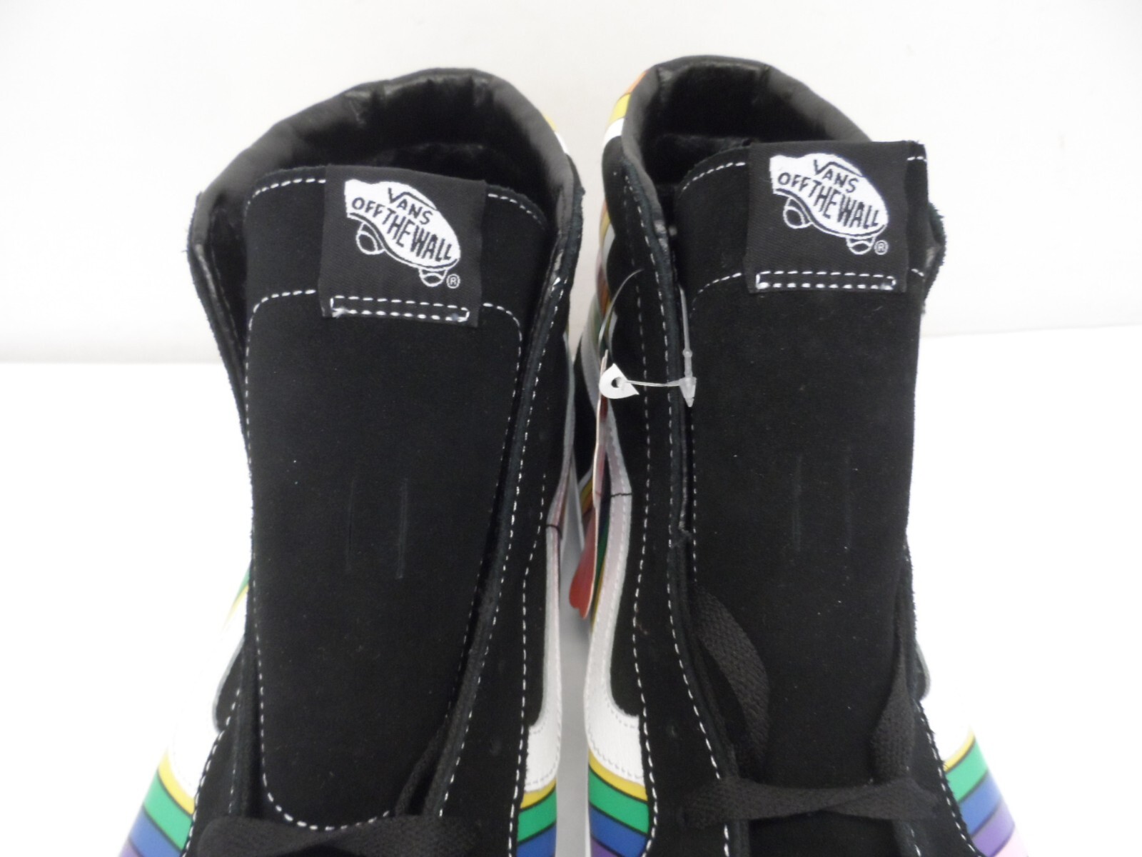 VANS Men's 721356 Sk8-Hi Reissue Skate Shoe (Refract) Black/True White ...