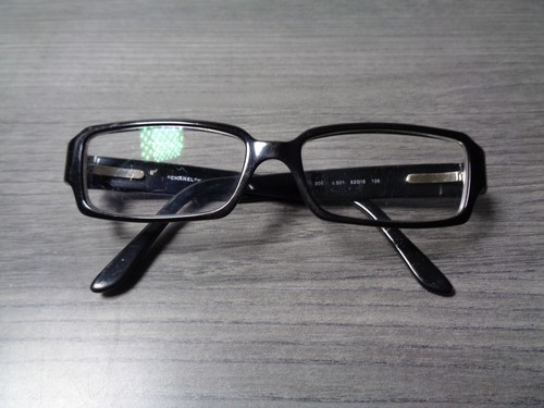Chanel 3193 c.501 Schwarz Silber Brille Brillengestell 52-16 135 Italy Designer Damen - Bild 11 von 12