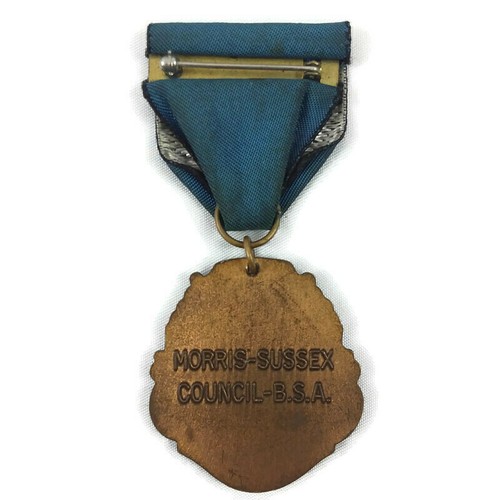 Vintage JOCKEY HOLLOW TRAIL MEDAL Boy Scout BSA Morris-Sussex Council - Picture 2 of 8