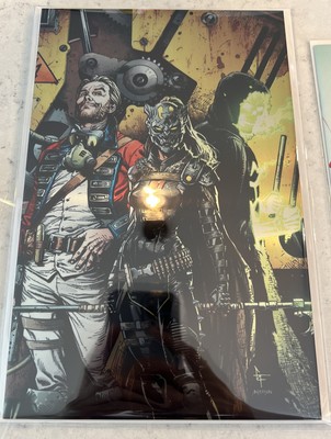 GHOST MACHINE #1 Megacon LE 100 Gary Frank Metal Cover