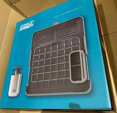 Joseph Joseph Rethink Your Sink 2-teiliges Spülen-Organisationsset Edelstahl