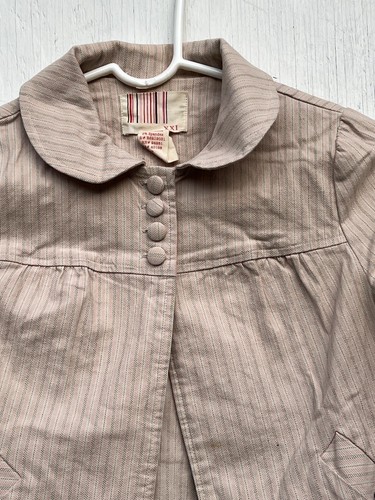 XXI Womens & Youth Blazer Size S Stripped Long Sleeves’s 4 Buttons Pockets - Picture 3 of 12