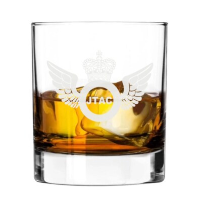 Gravierter Flügel JTAC Joint Terminal Attack Controller Tumbler Whiskey Tumbler Gla