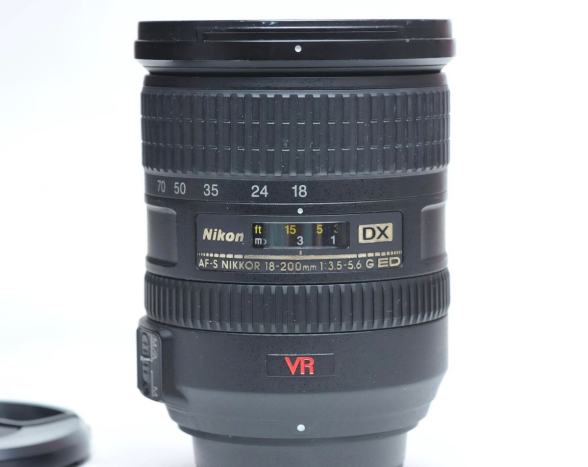 Nikon 18-200mm f/3.5-5.6G AF-S DX NIKKOR ED VR Lens 322 | eBay