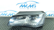 10-17 AUDI A8 4D GENUINE FRONT LEFT N/S GENUINE HEADLIGHT 4H0941029 (DAMAGED)