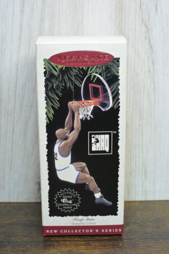 HALLMARK KEEPSAKE ORNAMENT NBA SHAQUILLE O'NEIL "SHAQ"  COMES with CARD NEW - Picture 1 of 4