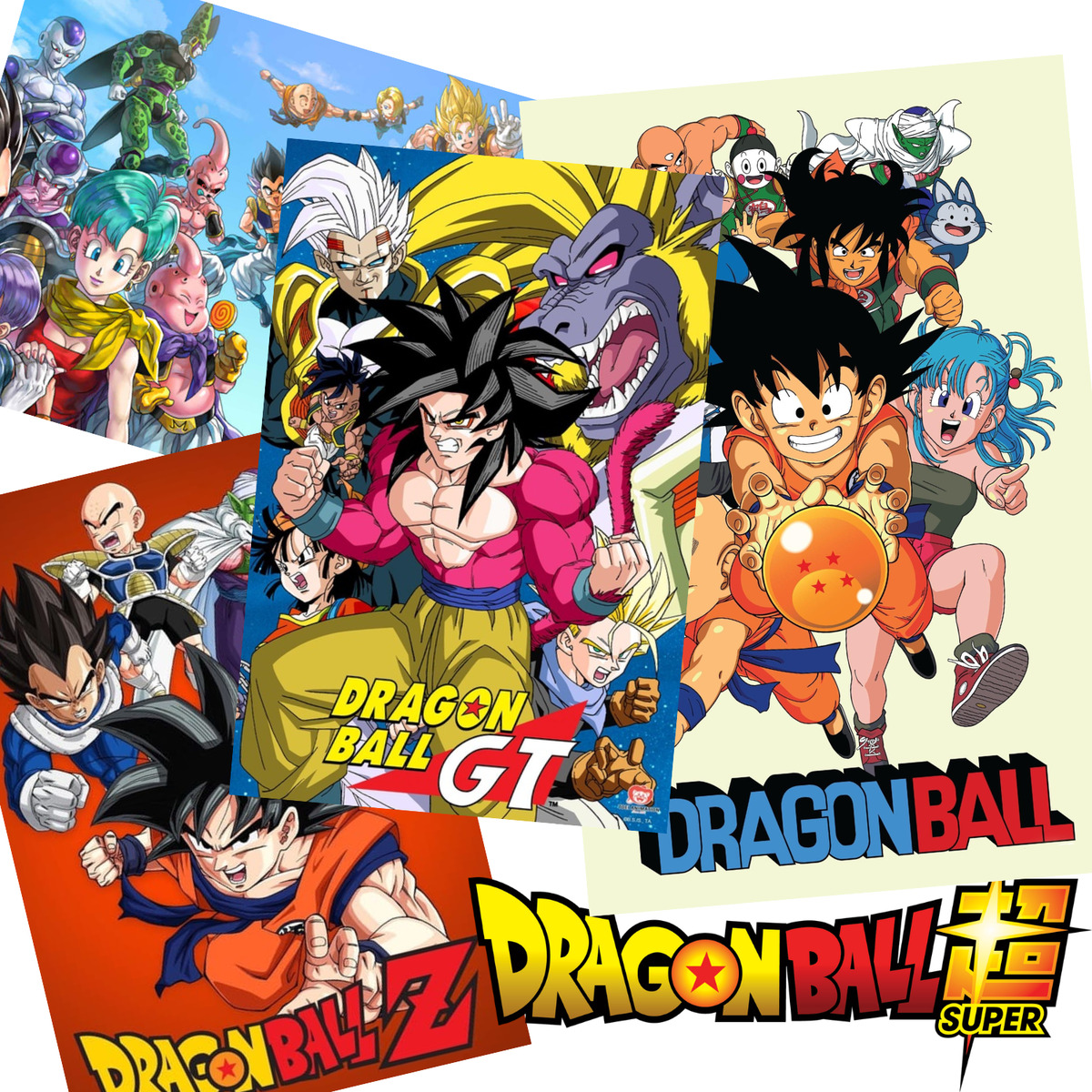 Dragon Ball,Ball Z,Ball GT,Ball Super Collection Complete Tv Series,639  episodes