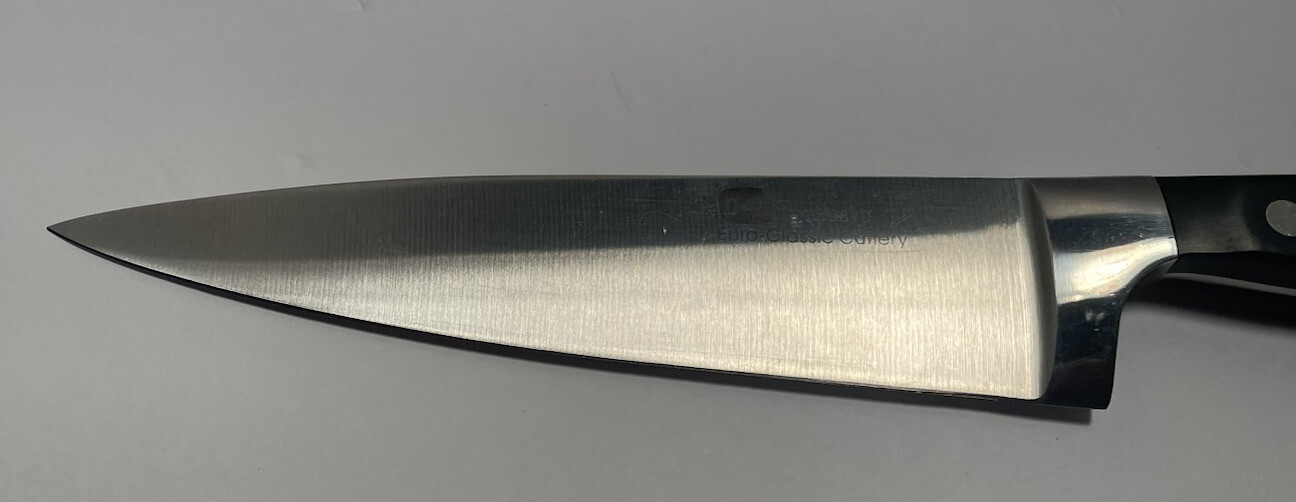 Don Euro Chef Knife 13” With 8” Blade Black Handle Classic Cutlery #3K2870