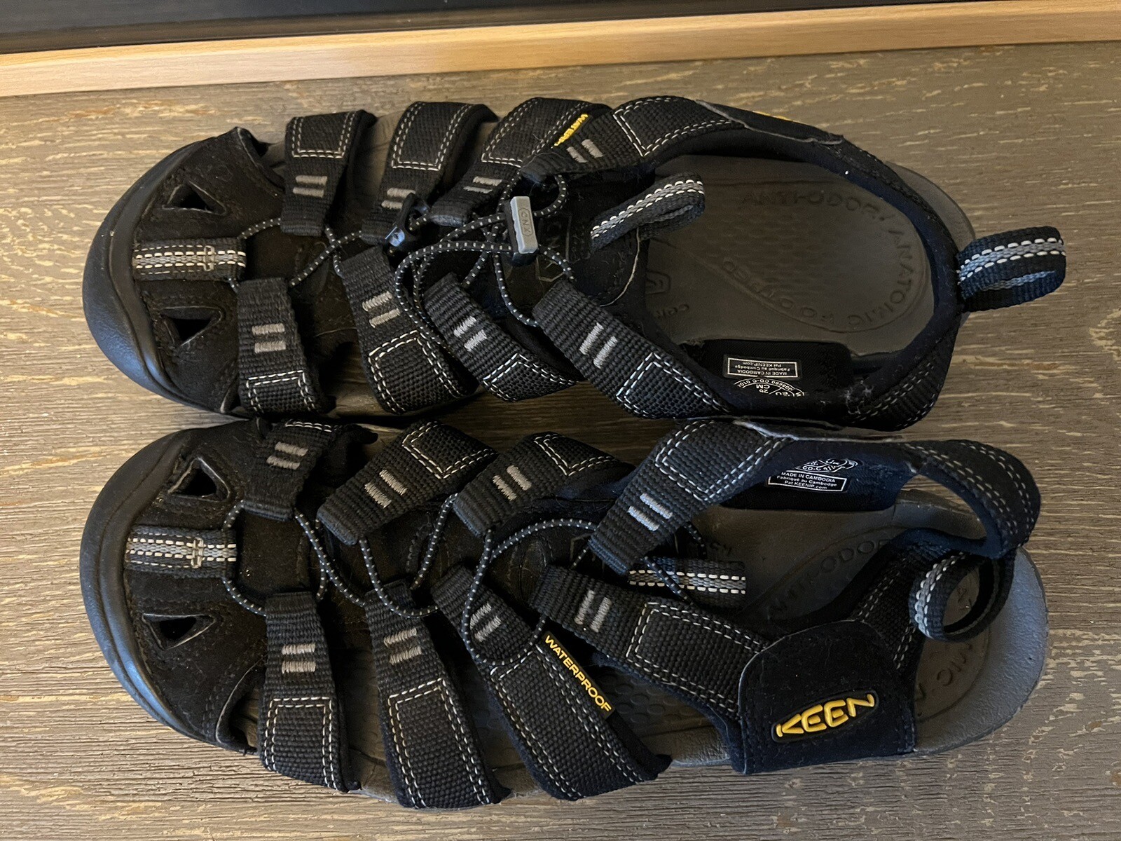 Sandali da trekking KEEN donna taglia 8 Clearwater CNX outdoor nero grigio 1008660