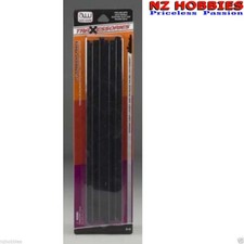 AUTO WORLD RDZW0171 2pcs 15" Straight Slot Car Track