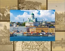 Finland Laser Engraved Wood Picture Frame Landscape (8 x 10)