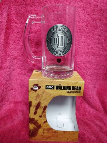 Official THE WALKING DEAD Large Stein Beer Glass TANKARD Boxed Gift AMC  - Picture 1 of 7