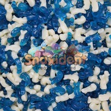 Image of Baby Dolphins Sweets Pick n Mix Blue & White Gummy Jelly Weddings