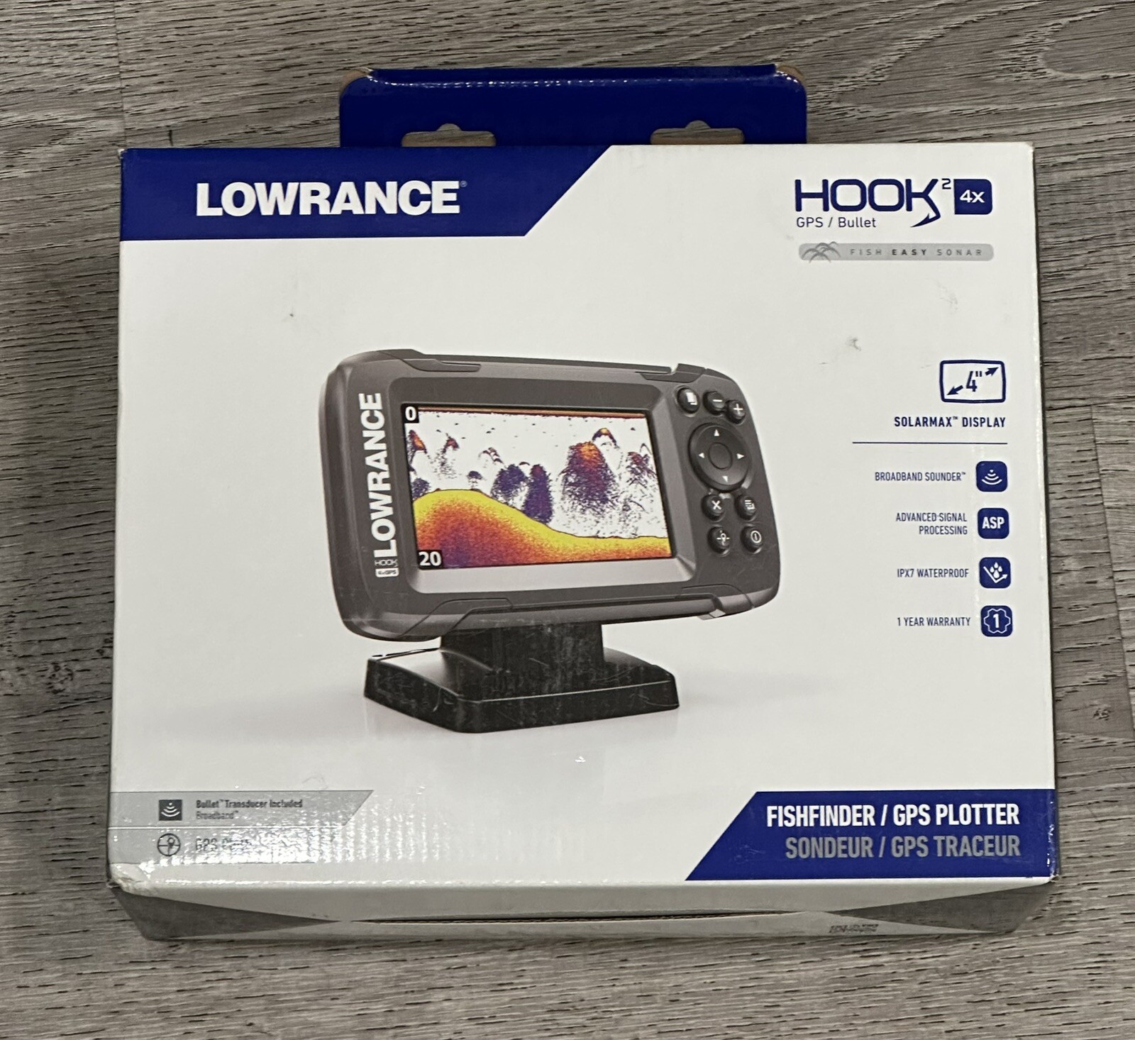 Lowrance Hook2 4X GPS - Fischfinder Portatile Con GPS Integrato Per La Pesca - Foto 12
