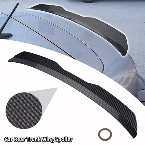 For Black Car Rear Roof Lip Universal Spoiler Wing Glossy Tail Trunk Kit Strips - Bild 8 von 12