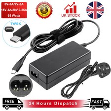 For ASUS 65W USB-C AC Power Adapter Laptop Charger PSU 20V 2.25A ADP-45XE Type-C