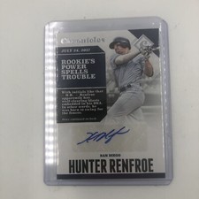 Hunter Renfroe #CA-HR - 2017 Panini Chronicles Baseball - Base Autograph 