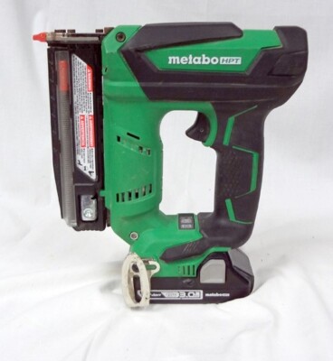 Metabo HPT NP18DSAL Cordless Battery Operated Pin Nailer w/ 18v Li-Ion Battery