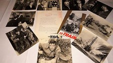 LE TRAIN John Frankenheimer burt lancaster m simon dossier + press photos 1963