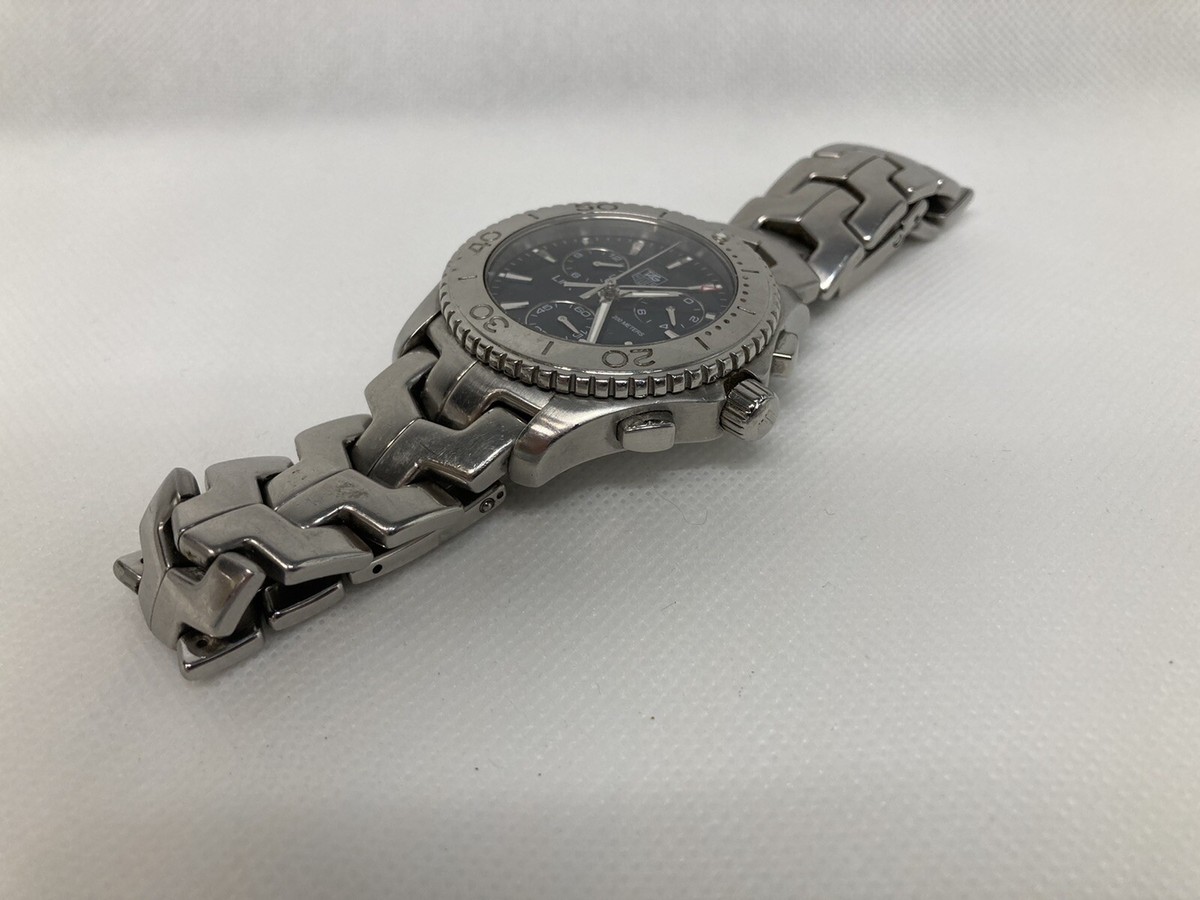 TAG HEUER Link CJ1112 Date Chronograph Navy Dial Quartz Men\'s Watch_938619 Tag Heuer Link Chronograph CJ1112 | Vintage And Prestige main image 3