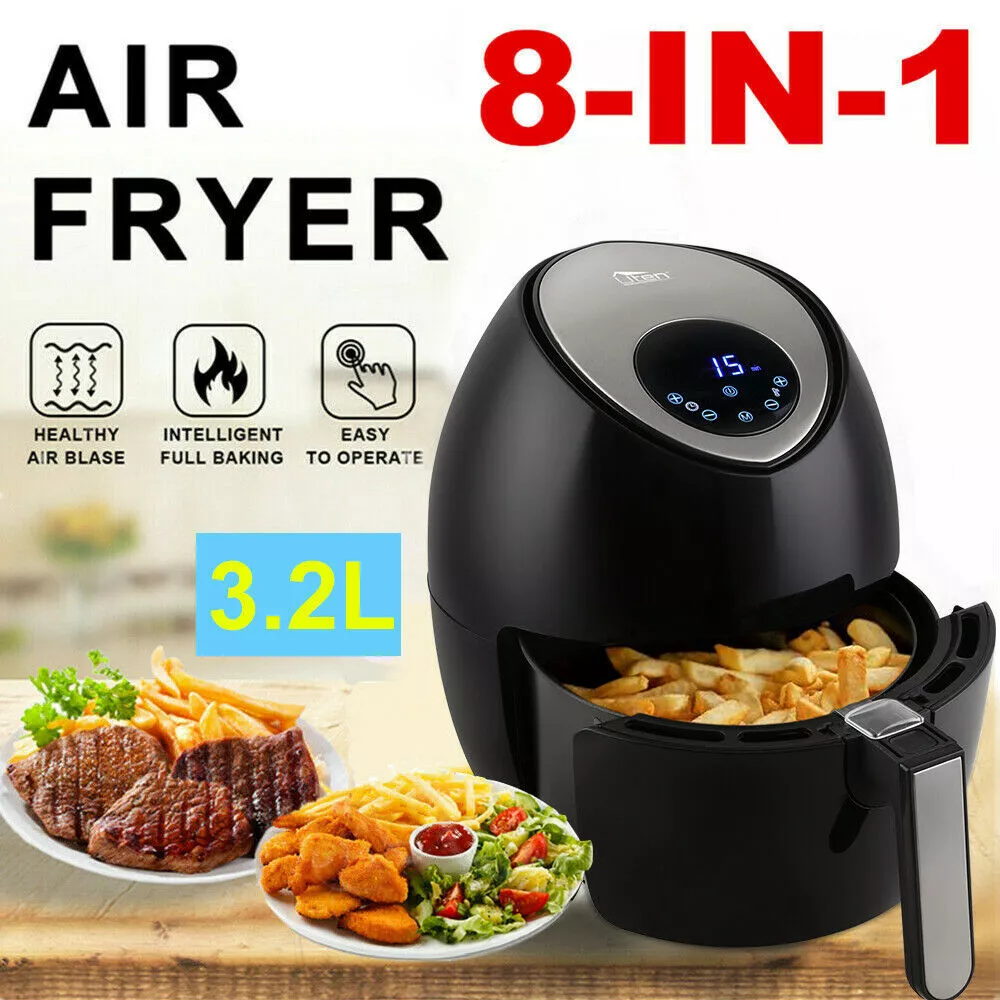 220V automatic electric air fryer for home kitchen food fryer without oil  5.5l frying oven pot machine cooking appliances 