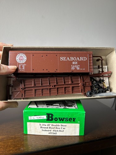 Coche caja techo redondo BOWSER #55345 Seaboard X-31a 40' #11346 1:87 | Zustand: New
