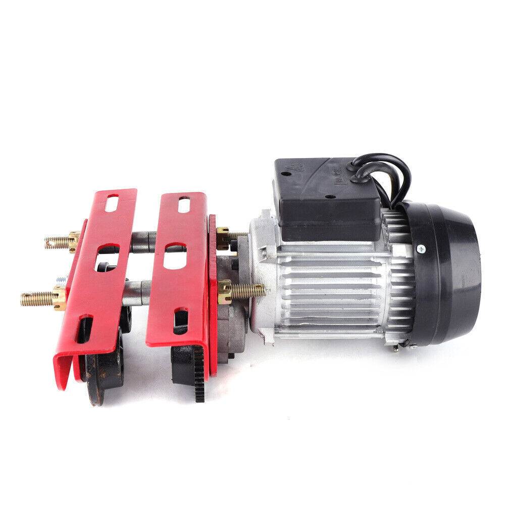 Electric Hoist Trolley Winch Overhead Crane 3m Lift 1400r/ min+IBeam