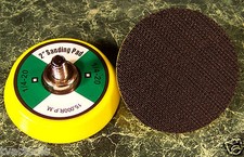 TWO 2 inch Hook and Loop Replacement SANDING PADS 1/4"x 20 15,000RPM sand pad