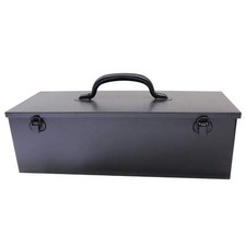 Cathedral Products British-Made Black Steel Tool Box – Classic Gift Idea