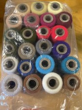 Pretty Punch Shoppettes Acrylic Yarn Lot For Punch Embroidery 23Pc. Vintage