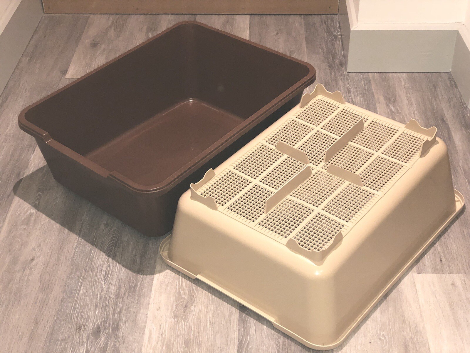 Maxi/Jumbo Sieve Litter Tray For wood Pellets eBay