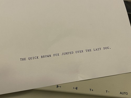 Retro Brother AX-100 Electric Typewriter Good Condition Pat Tested and Print - Picture 10 of 20