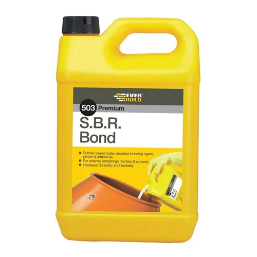 4X EVERBUILD 503 SBR BOND 5L WATER RESISTANT BONDING AGENT ADMIXTURE LATEX 5LTR