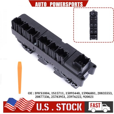 Driver Side Power Window Switch For Chevrolet GMC Cadillac 20835553 DWS1004