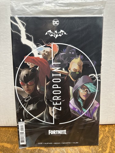 DC Comics Batman/Fortnite: Zero Point Issue #1 SEALED 2nd Print! Harley Code