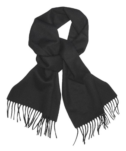 GIVENCHY College Logo Wool Muffler Scarf One Size, BLACK WHITE