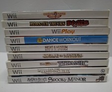Wii Game Bundle 9 pc Bundle - Complete with Manuals