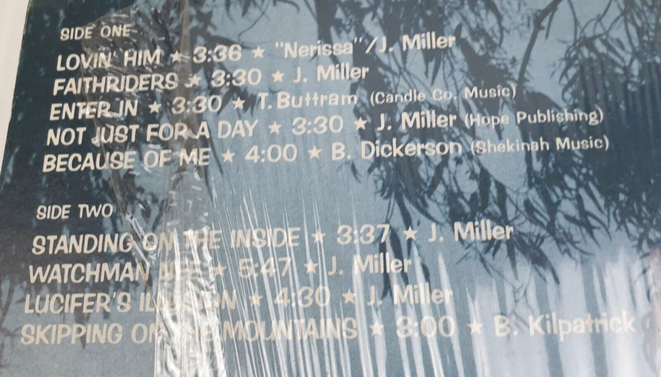 Jimmy Miller - Loving Him 33 RPM Vinyl LP Record, 1975, Gospel, Folk, Country - Image 3 of 4