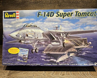 Revell -  F-14D Super Tomcat US Navy Jet - 1/72 Scale Model Kit - #85-6866