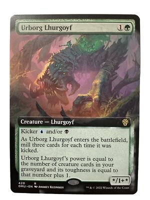 lhurgoyf cards mtg (White Border) - Battle Royale Box Set (1993-1999) Urborg Lhurgoyfs power is equal to the number of creature cards in your graveyard and its toughness is equal to that number plus 1. Lhurgoyf - Commander - Magic